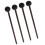 10Paren Zwarten Handvat Tongue Drum Sticks Percussie Mallets 2