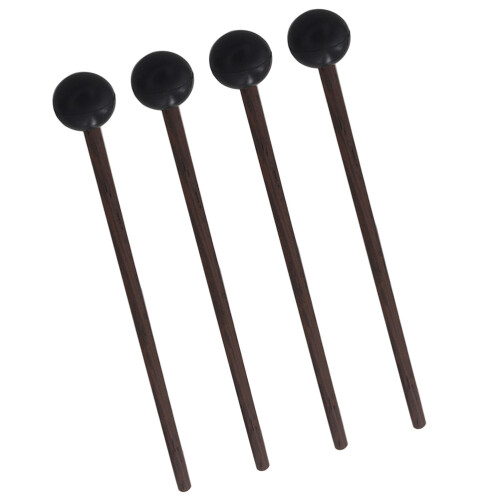 10Paren Zwarten Handvat Tongue Drum Sticks Percussie Mallets 1
