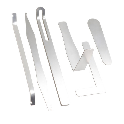 2Ensembles Accessoires Saxophone Acier Résistant Anti-Corrosion Argent 1