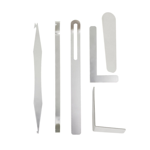 2Ensembles Accessoires Saxophone Acier Résistant Anti-Corrosion Argent 2