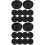 96Pièces Base Décorative Sapin Mini Noir Pour 6