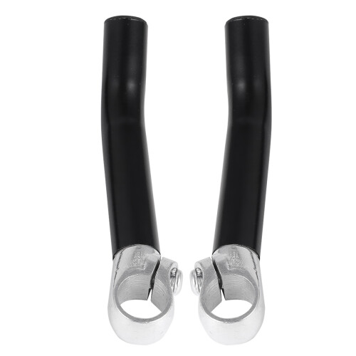2Pièces Grip Poignées Guidon Noir Métal Durable Optimisé 2