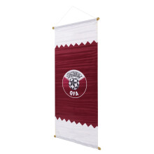 Banner per bandiere calcio 2022, in nylon, 90x37 cm, decorazione per tifosi