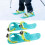 Mini-Ski-Skates, Mini-Skischuhe, verstellbare 5