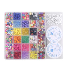 Bead Bracelet Making Kit with Colorful Acrylic Beads and Accessories