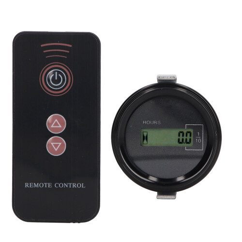 Excavator Hour Meter Remote LCD 0-99999.9H 12V‑36V 1