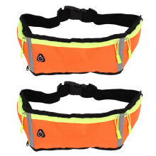 Sports Fanny Pack For Men Women, Lightweight Running Belt Pouch With Soft Material And Reflective Strap Adjustable Elastic Waist Bag For Gym Walking