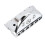 Headless Guitar String Lock 6-String Silver 12