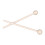 Ethereal Drumsticks 2Pcs Solid Wood Natural Long 16