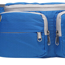 Spacious Dog Training Waist Bag with Water Bottle Holder Blue