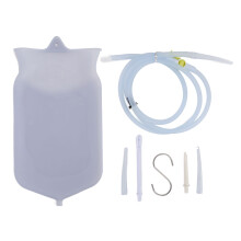 Comfortable Colon Cleanse Kit, Medical-Grade Silicone Enema Bag for Detox Cleanse, Complete Package Includes Flexible Tips and Controlled Water Flow