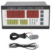 Digital Incubator Controller, Equipped with Thermostat Alarm Function and Integrated Humidity Probe for Accurate Monitoring