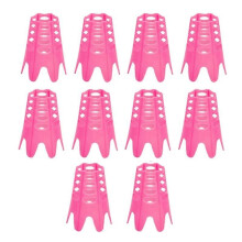 (L, Pink) 10 Stück Golfmatten-Tees, Golfsimulator-Tees, Übungs-Tees für Driving Range, Home-Golf-Tees für Golf
