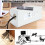 Elegant Solution For A Tidy Workstation, Household Cable Organizer With Multi-Hole Shunt Design For Convenient Charging 2
