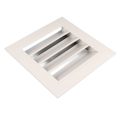 Conçu pour une ventilation de pignon optimisée, ce conduit de ventilation de grenier en aluminium robuste et durable présente une conception 2