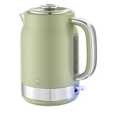 Swan Retro Revive 1.7L Green Jug Kettle 3KW Fast Boil SK19025GRN