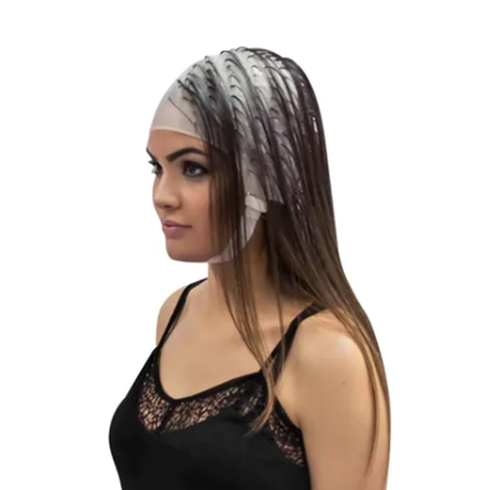 Silicone Reusable Hair Coloring Highlighting Hat, Flexible & Foldable