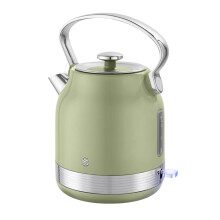Swan SK14631GRN Retro Traditional Kettle, Rapid Boil, Removable Limescale Filter, Easy Pour, 360 Degree Base, Water Indicator Window and Boil Dry