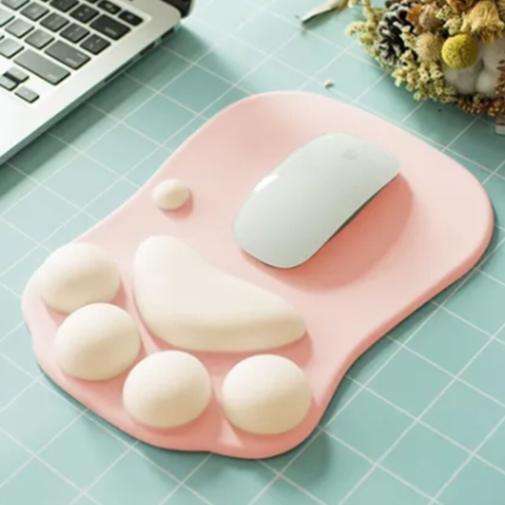 Ergonomic Soft Cat Paw Mouse Pad, Non-Slip Desk Mat For Office & Home 8741371885675