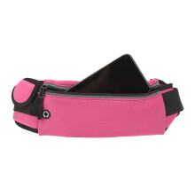 Ultradünne wasserdichte pinke Sport- Bauchtasche aus Neopren für Laufen und Taille