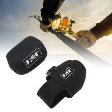 2PCS Neoprene Fishing Reel Cover, Impact Resistant, Elastic, 45g
