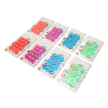 120 Stück bunte transparente Kunststoff-Nähgarnspulen, 2x1,1x0,6 cm
