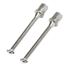 2 Stück Hintere Achswelle Silber 589,6 mm 5 mm YetiJR