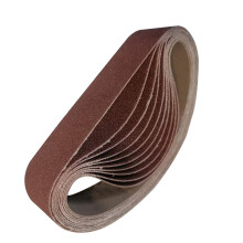 Premium-Aluminiumoxid-Schleifgurt 80 Grit 330x30mm für Metall- und Holzbearbeitung 10 Rollen