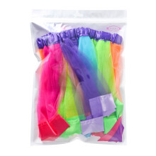 2Pièces Jupe Tutu Multicouche Arc-En- Tulle Élastique