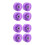 8Pièces Roues Décoratives Violettes En PU Pour Rollers Outdoor 8