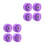 8Pièces Roues Décoratives Violettes En PU Pour Rollers Outdoor 4