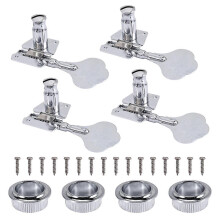 4 Stück Gitarrenstimmwirbel E-Bass-Stimmer Open-Gear-Stimmmechanismen für Fende