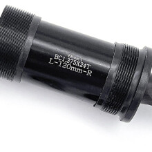 Bike Bottom Bracket Integrated Square Hole Sealed Bearings 118mm Black