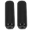 2Ensembles Pédales Détachables Aluminium Noir Solides 2