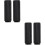 2Ensembles Pédales Détachables Aluminium Noir Solides 8