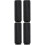 2Ensembles Pédales Détachables Aluminium Noir Solides 7
