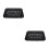 2Pièces Ventilateur Double Pour Notebook Portable ABS Noir USB 3