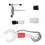 Steel Bike Repair Tool Kit, Electroplated, 600g, Multi-Function 9