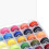 36Pcs Assorted Transparent Plastic Polyester Bobbin Thread Set, 20x10mm 10