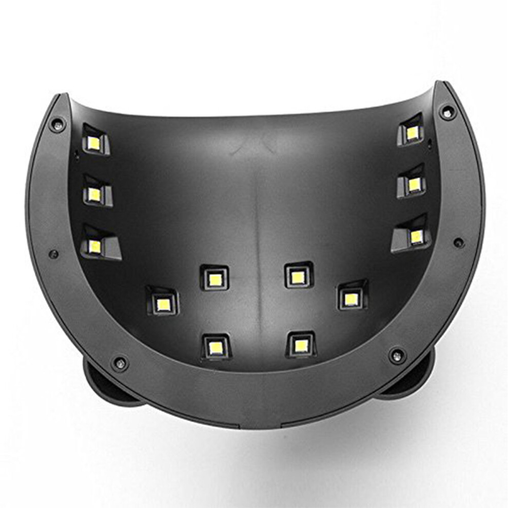 Light 12Pcs Led Nail Phototherapy 24W Timer Electric Manicure Dryer