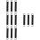 12Pcs Stainless Steel Black Spring Hooks Small Replacement for Crafts 9