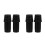 4Pcs Black Plastic Threaded Tips for Mop and Broom Handle Easy Repair 4