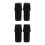 4Pcs Black Plastic Threaded Tips for Mop and Broom Handle Easy Repair 5