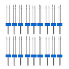 18 Stück Nadeln-Satz für Nähmaschinen, Doppelts, Edelstahl, 2x39mm