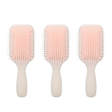Natural Shine Paddle Brush, Scalp Massage With Flexible Nylon Bristle, Anti Static Detangler For Smooth And Shiny Hair, Quick Blow Drying Styling