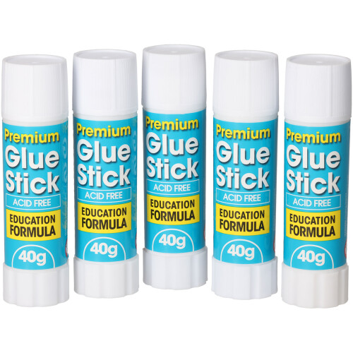 1 Pack - Classmaster Pack 108 40g Premium Paper Glue Sticks 2