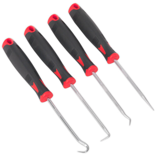 Sealey SEALEY - AK5214 Miniature Hook & Pick Set 4pc