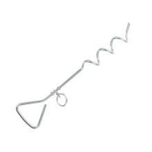 Heavy Duty Spiral Dog Tie Out Stake with 360 Swivel Ground Anchor for Outdoor Camping