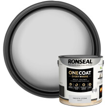 (Smooth Stone) Ronseal One Coat Everywhere Matt Paint 2.5L