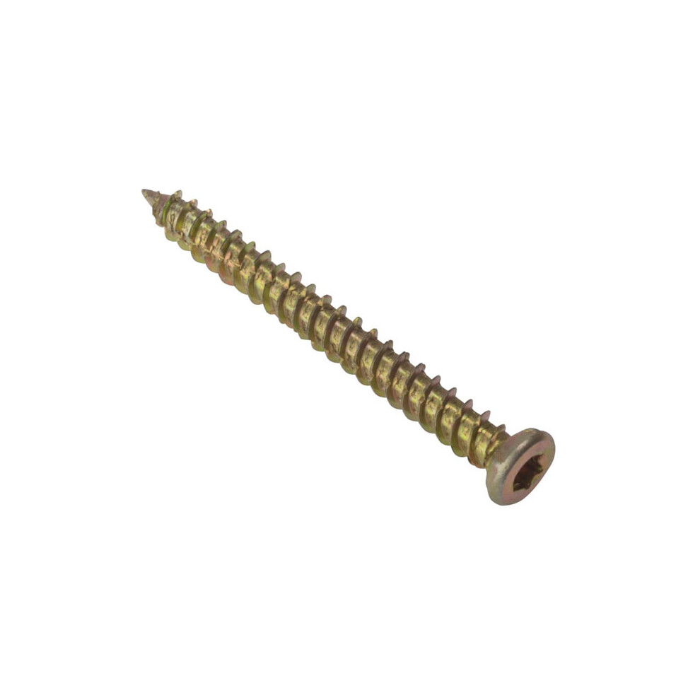 Forgefix Forcfs92yn Concrete Frame Screw Zyp 7.5 X 92Mm Box 100 |